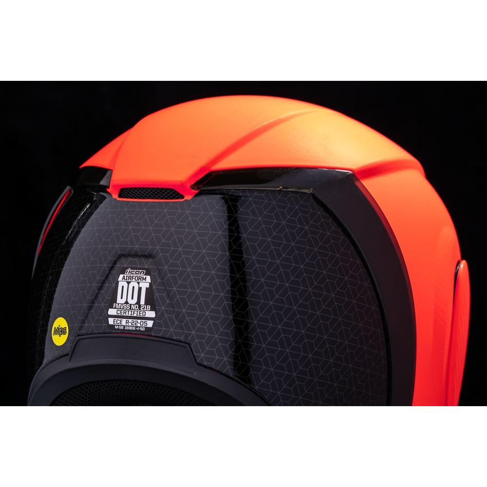 Icon Airform Counterstrike MIPS Full Face Helmet Red FREE 1 YEAR Returns, FREE UK Delivery | ThrottleChimp