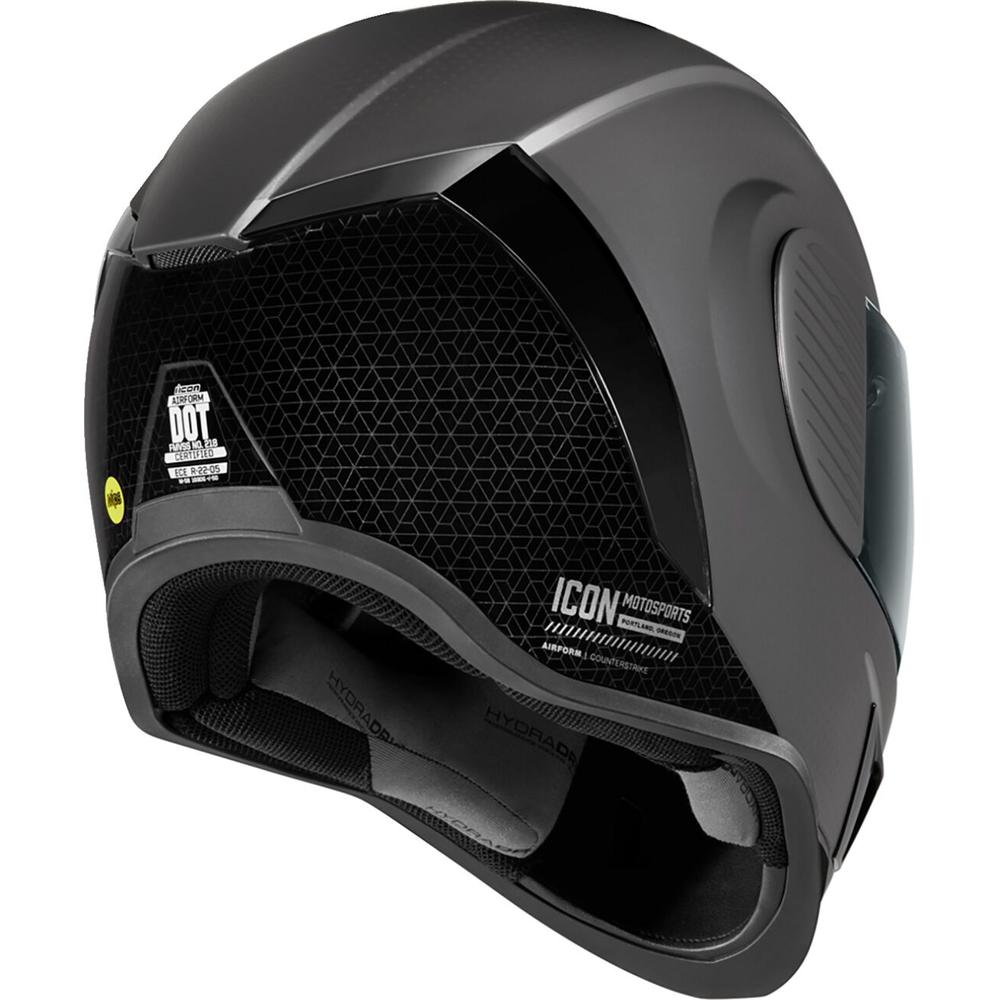 Icon Airform Counterstrike MIPS Full Face Helmet Silver FREE 1 YEAR Returns, FREE UK Delivery | ThrottleChimp