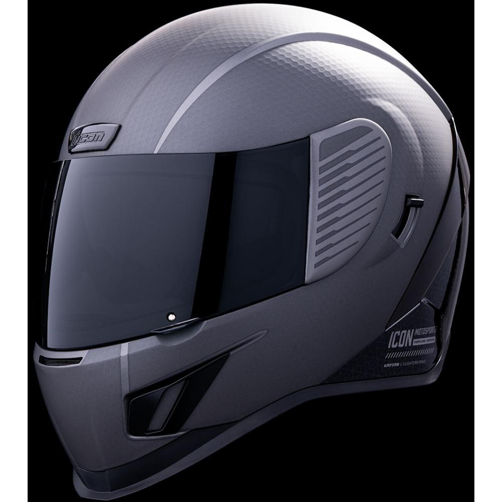 Icon Airform Counterstrike MIPS Full Face Helmet Silver FREE 1 YEAR Returns, FREE UK Delivery | ThrottleChimp