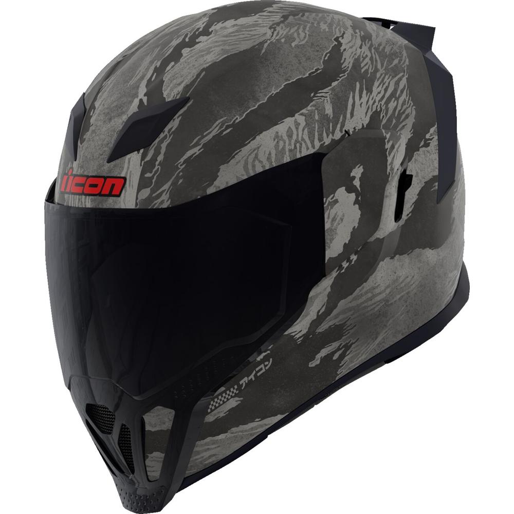 Icon Airflite MIPS Tiger's Blood Full Face Helmet Grey FREE 1 YEAR Returns, FREE UK Delivery | ThrottleChimp