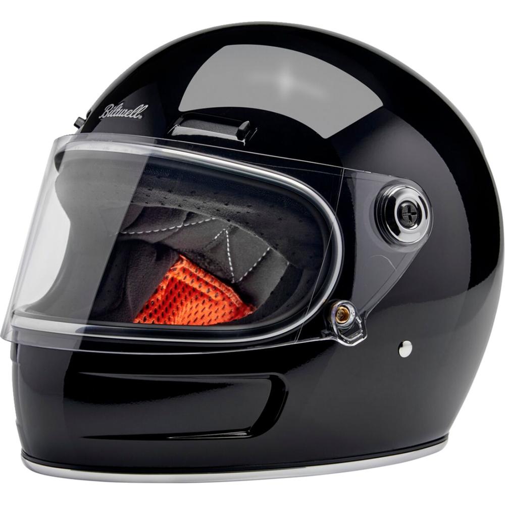 Biltwell Gringo SV Full Face Helmet Gloss Black FREE 1 YEAR Returns, FREE UK Delivery | ThrottleChimp