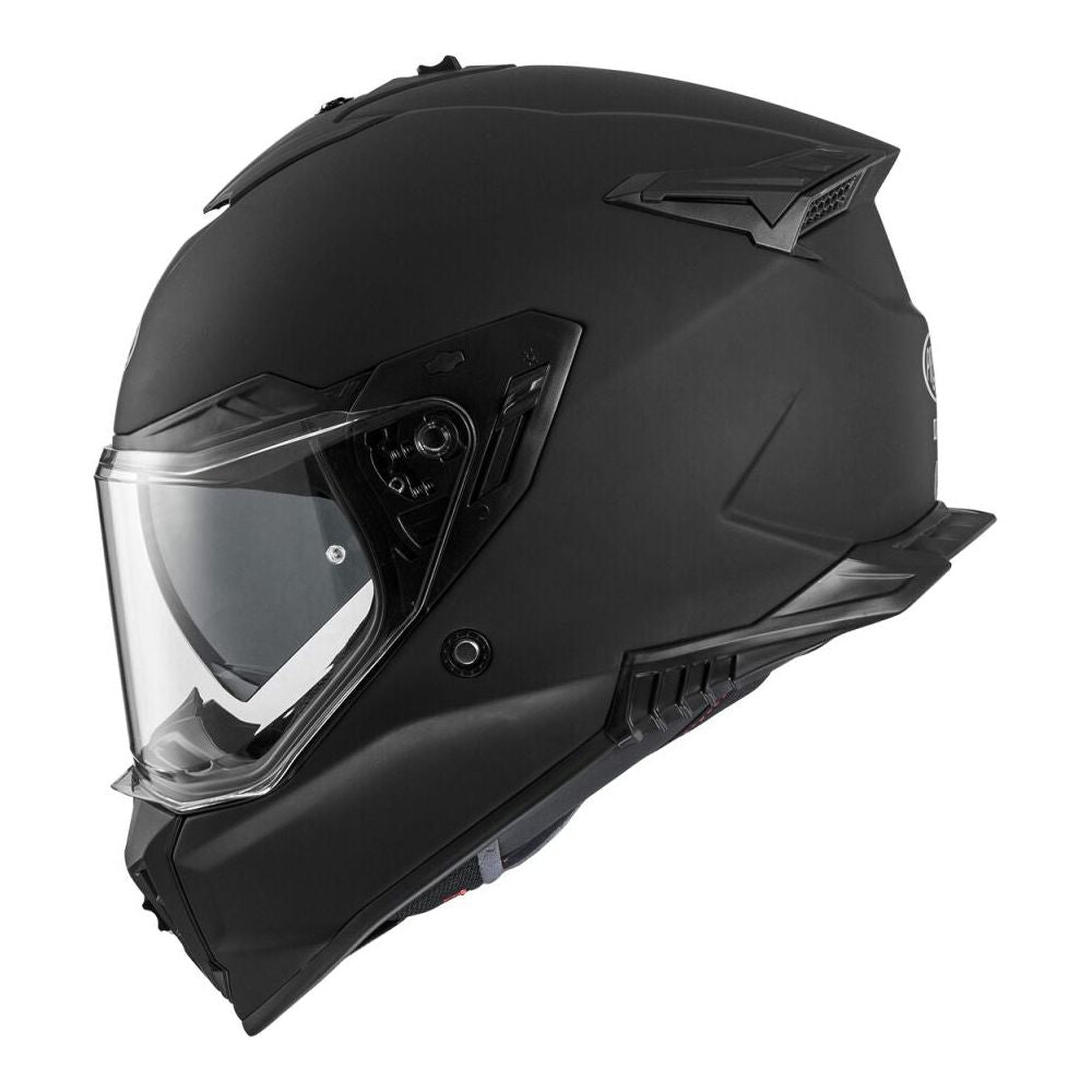 Premier Streetfighter Full Face Helmet Gloss Black FREE 1 YEAR Returns, FREE UK Delivery | ThrottleChimp