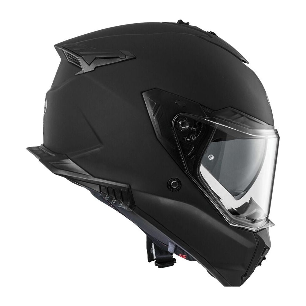 Premier Streetfighter Full Face Helmet Gloss Black FREE 1 YEAR Returns, FREE UK Delivery | ThrottleChimp