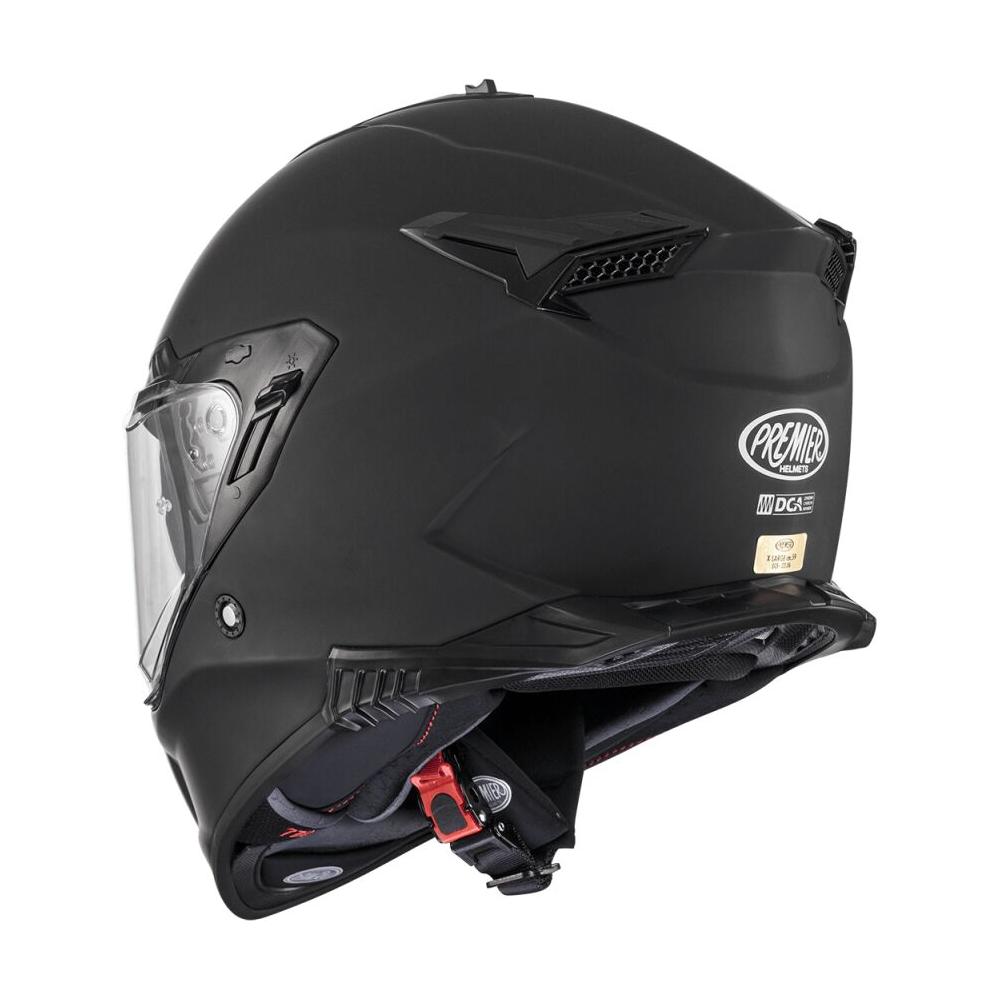 Premier Streetfighter Full Face Helmet Gloss Black FREE 1 YEAR Returns, FREE UK Delivery | ThrottleChimp