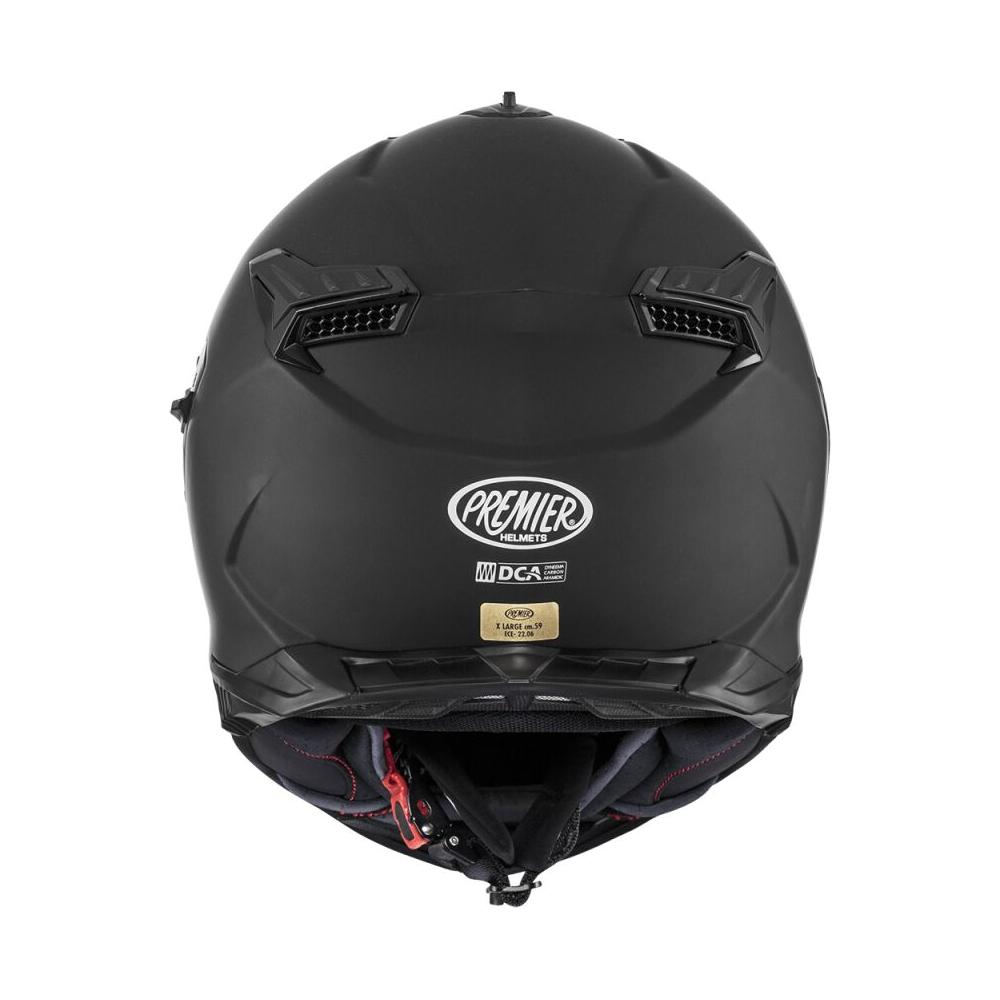 Premier Streetfighter Full Face Helmet Gloss Black FREE 1 YEAR Returns, FREE UK Delivery | ThrottleChimp