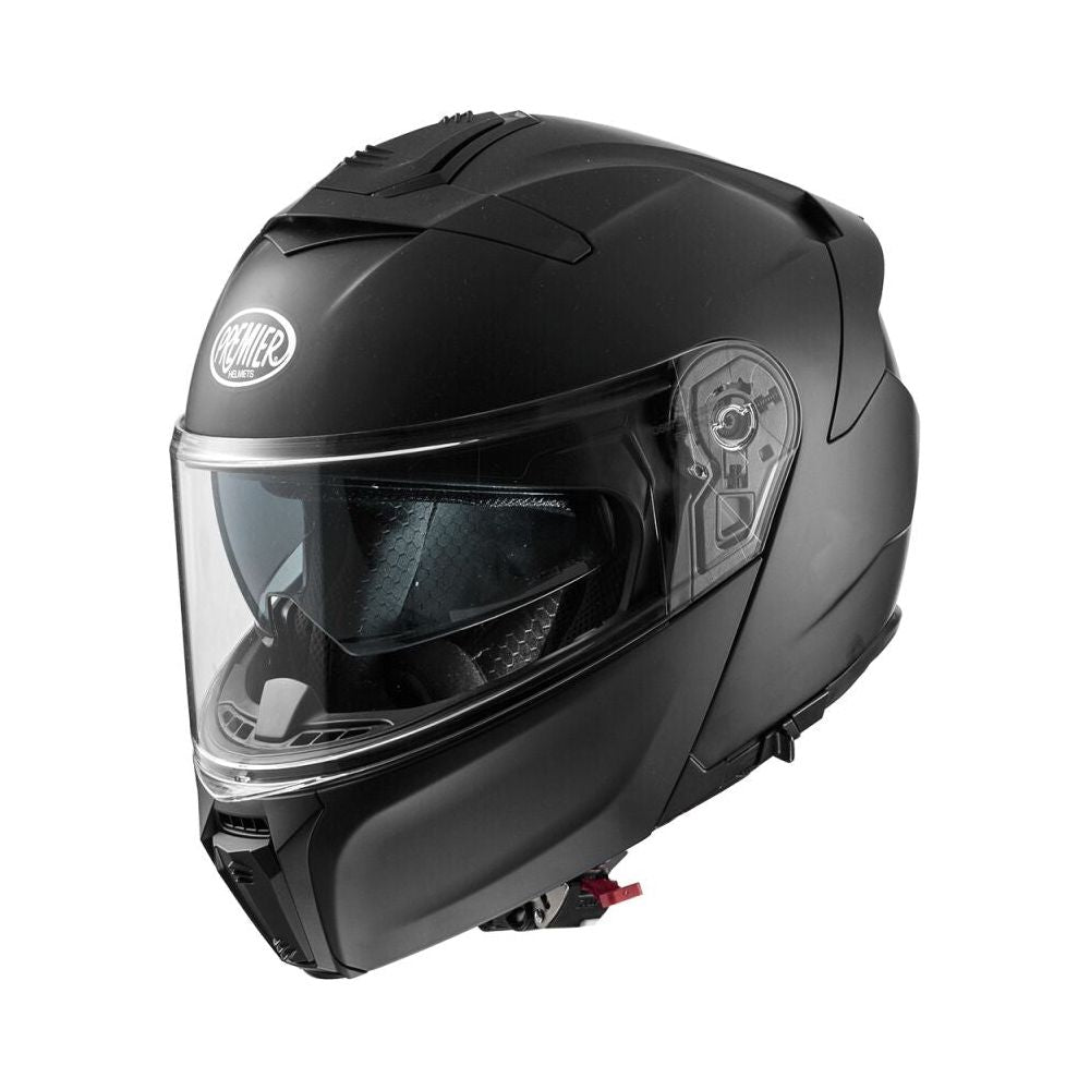 Premier Legacy GT U9 BM Flip Up Helmet Matt Black FREE 1 YEAR Returns, FREE UK Delivery | ThrottleChimp