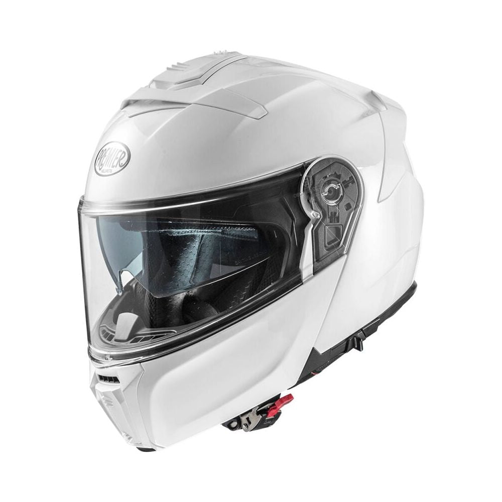 Premier Legacy GT U8 Flip Up Helmet Matt White FREE 1 YEAR Returns, FREE UK Delivery | ThrottleChimp