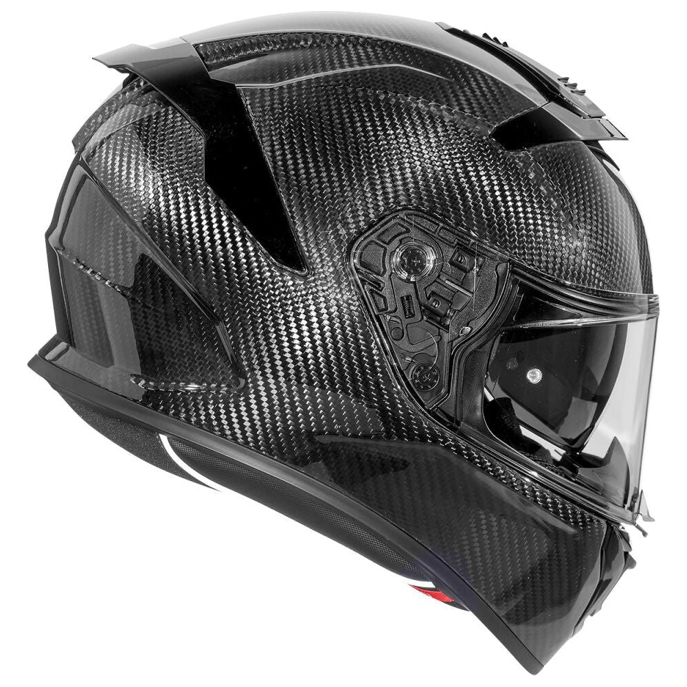 Premier Devil Carbon Full Face Helmet Black FREE 1 YEAR Returns, FREE UK Delivery | ThrottleChimp