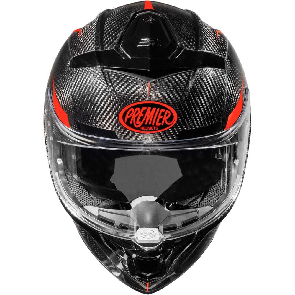 Premier Devil Carbon ST 2 Full Face Helmet Black / Red FREE 1 YEAR Returns, FREE UK Delivery | ThrottleChimp