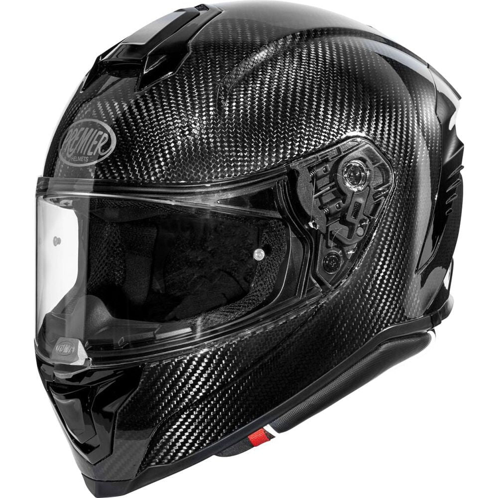 Premier Hyper Carbon Full Face Helmet Gloss Black FREE 1 YEAR Returns, FREE UK Delivery | ThrottleChimp