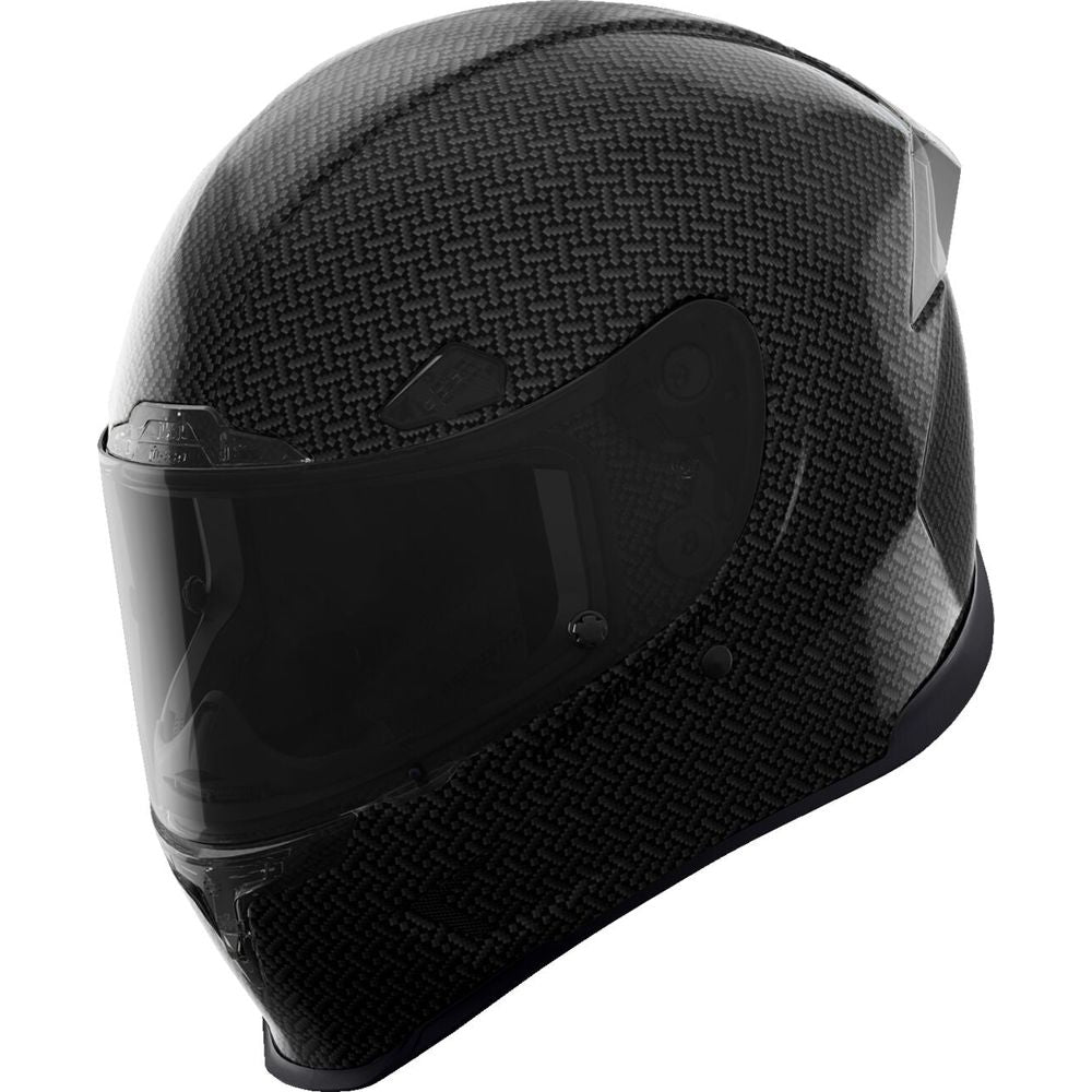 Icon Airframe Pro Carbon 4Tress Full Face Helmet Black FREE 1 YEAR Returns, FREE UK Delivery | ThrottleChimp