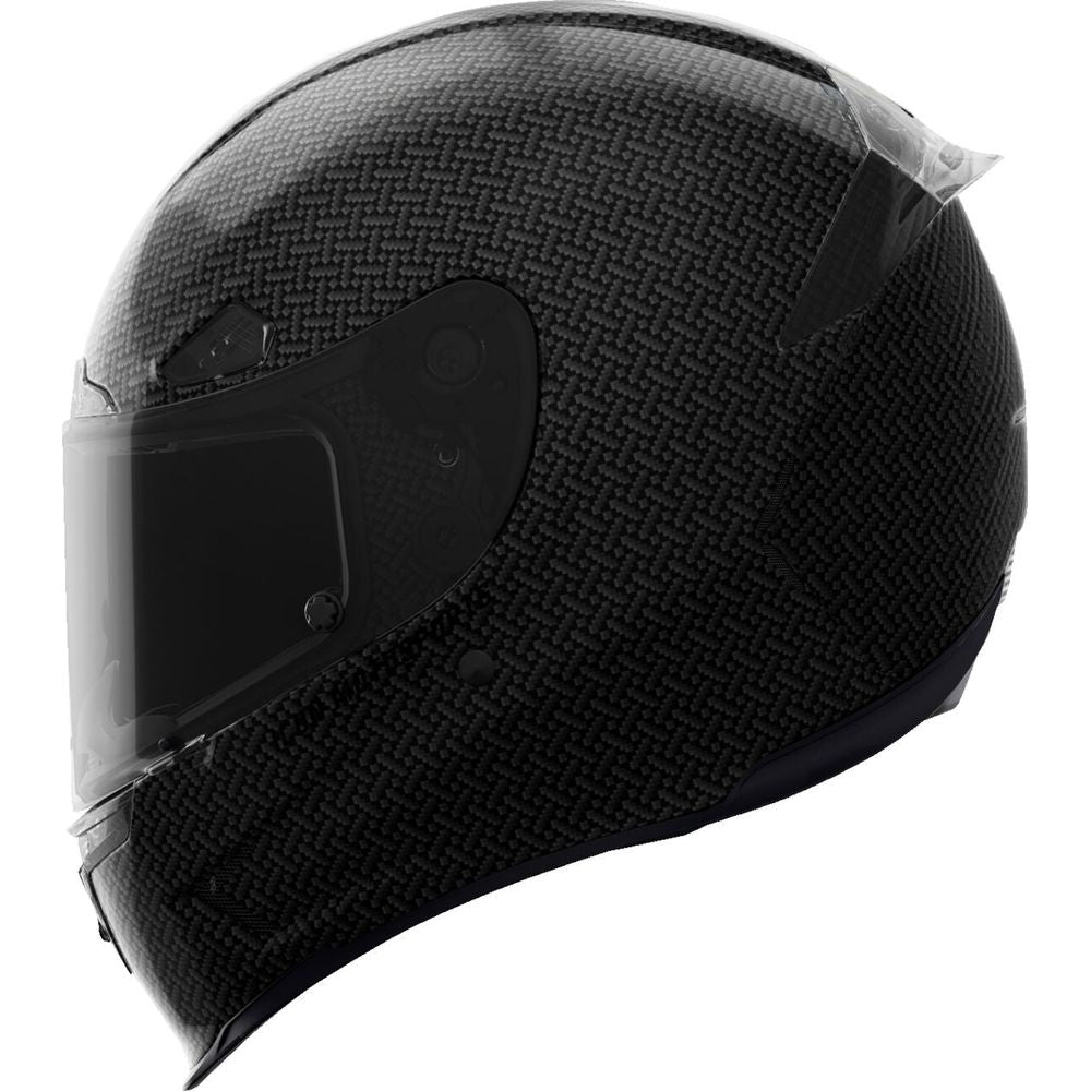 Icon Airframe Pro Carbon 4Tress Full Face Helmet Black FREE 1 YEAR Returns, FREE UK Delivery | ThrottleChimp