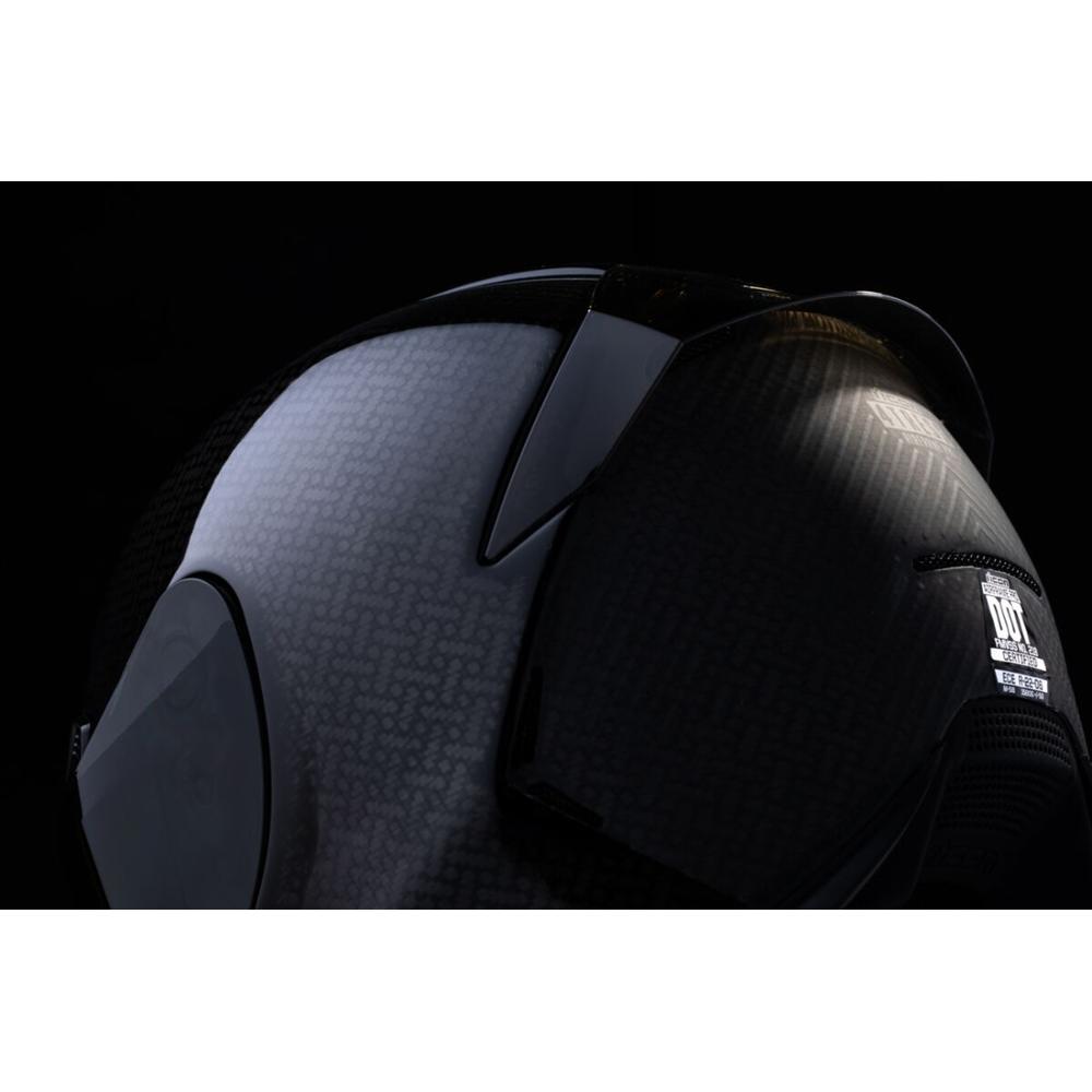 Icon Airframe Pro Carbon 4Tress Full Face Helmet Black FREE 1 YEAR Returns, FREE UK Delivery | ThrottleChimp