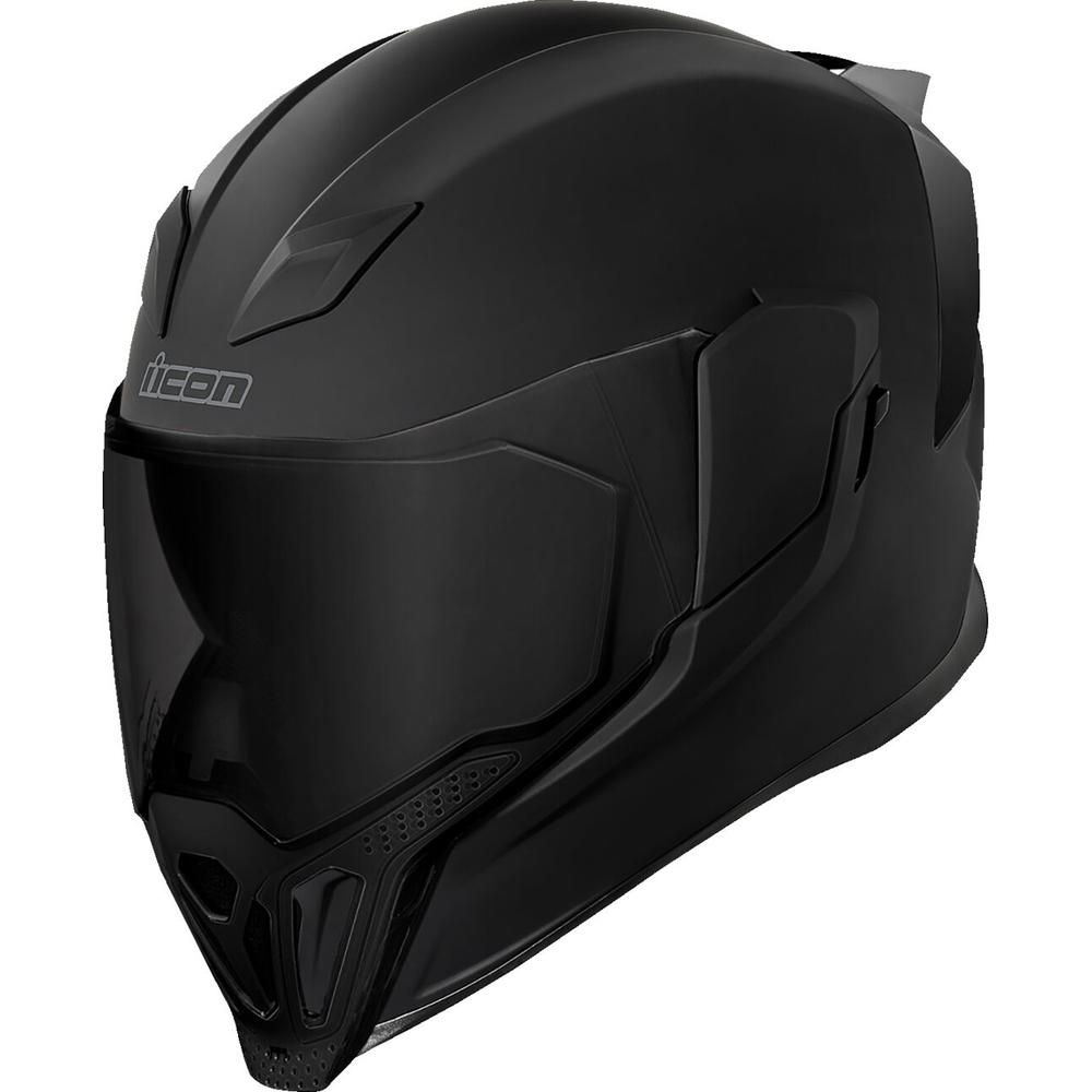 Icon Airflite Dark Full Face Helmet Rubatone Black FREE 1 YEAR Returns, FREE UK Delivery | ThrottleChimp