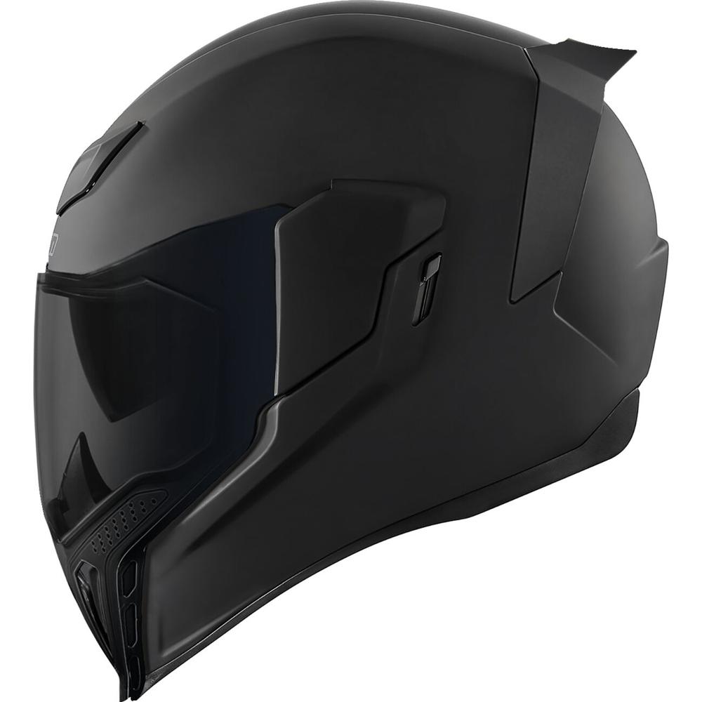Icon Airflite Dark Full Face Helmet Rubatone Black FREE 1 YEAR Returns, FREE UK Delivery | ThrottleChimp