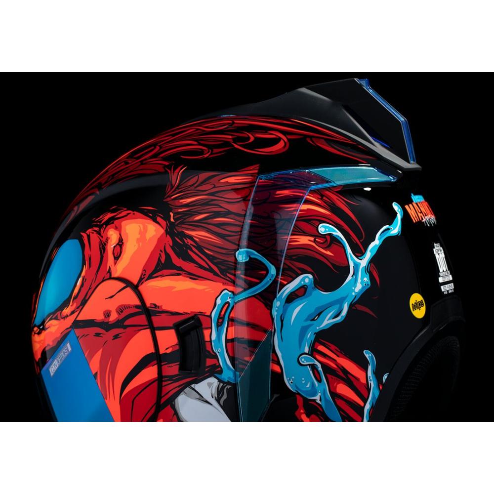 Icon Airform Manik'RR MIPS Full Face Helmet Red FREE 1 YEAR Returns, FREE UK Delivery | ThrottleChimp