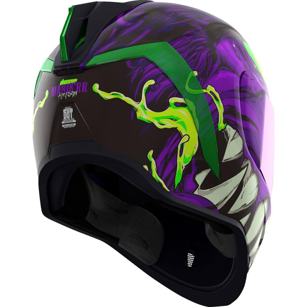 Icon Airform Manik'RR MIPS Full Face Helmet Purple FREE 1 YEAR Returns, FREE UK Delivery | ThrottleChimp