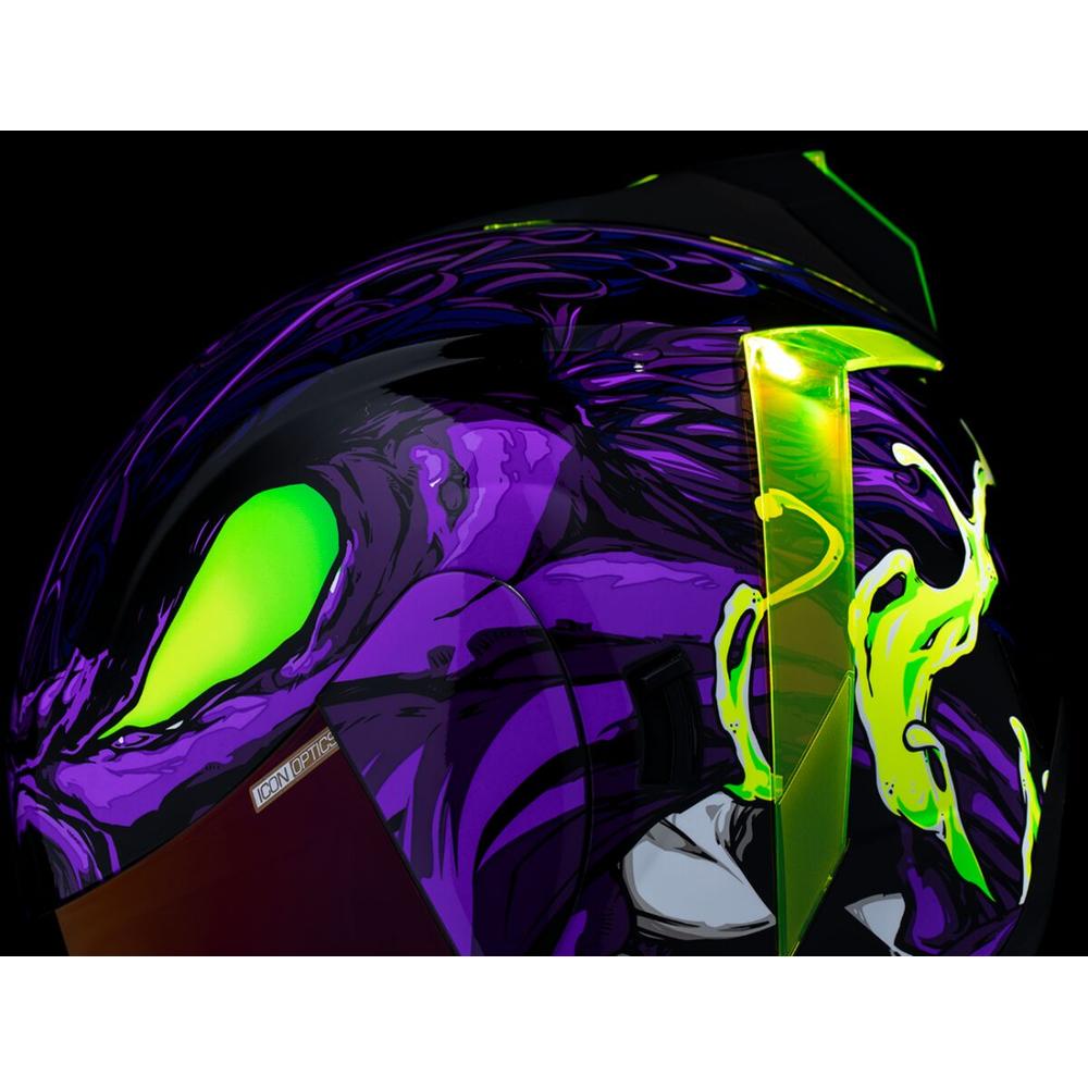 Icon Airform Manik'RR MIPS Full Face Helmet Purple FREE 1 YEAR Returns, FREE UK Delivery | ThrottleChimp