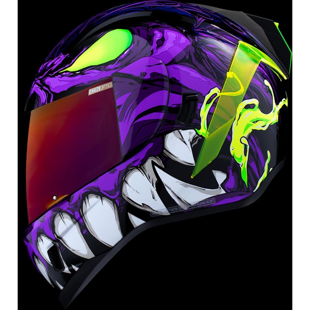 Icon Airform Manik'RR MIPS Full Face Helmet Purple FREE 1 YEAR Returns, FREE UK Delivery | ThrottleChimp