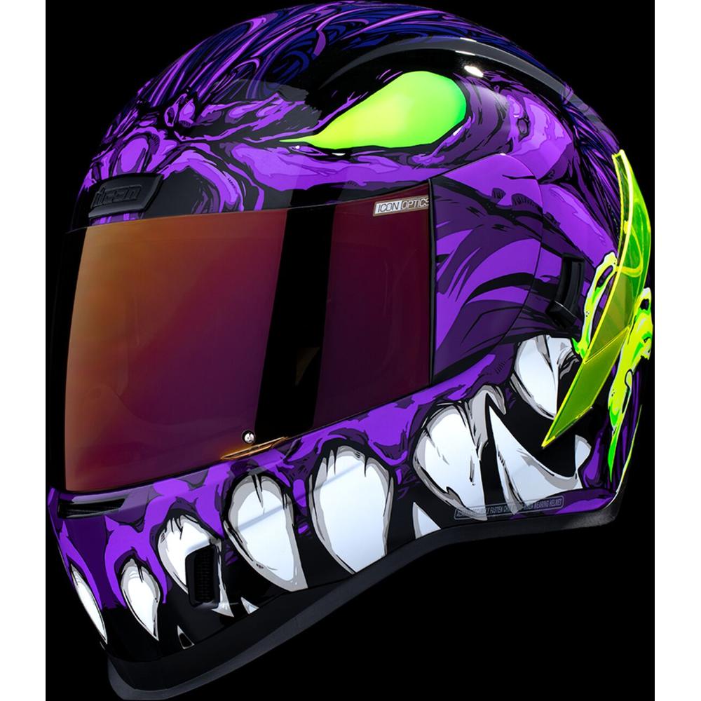 Icon Airform Manik'RR MIPS Full Face Helmet Purple FREE 1 YEAR Returns, FREE UK Delivery | ThrottleChimp