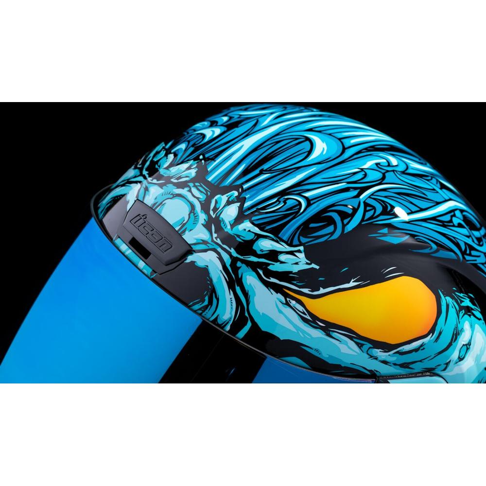 Icon Airform Manik'RR MIPS Full Face Helmet Light Blue FREE 1 YEAR Returns, FREE UK Delivery | ThrottleChimp