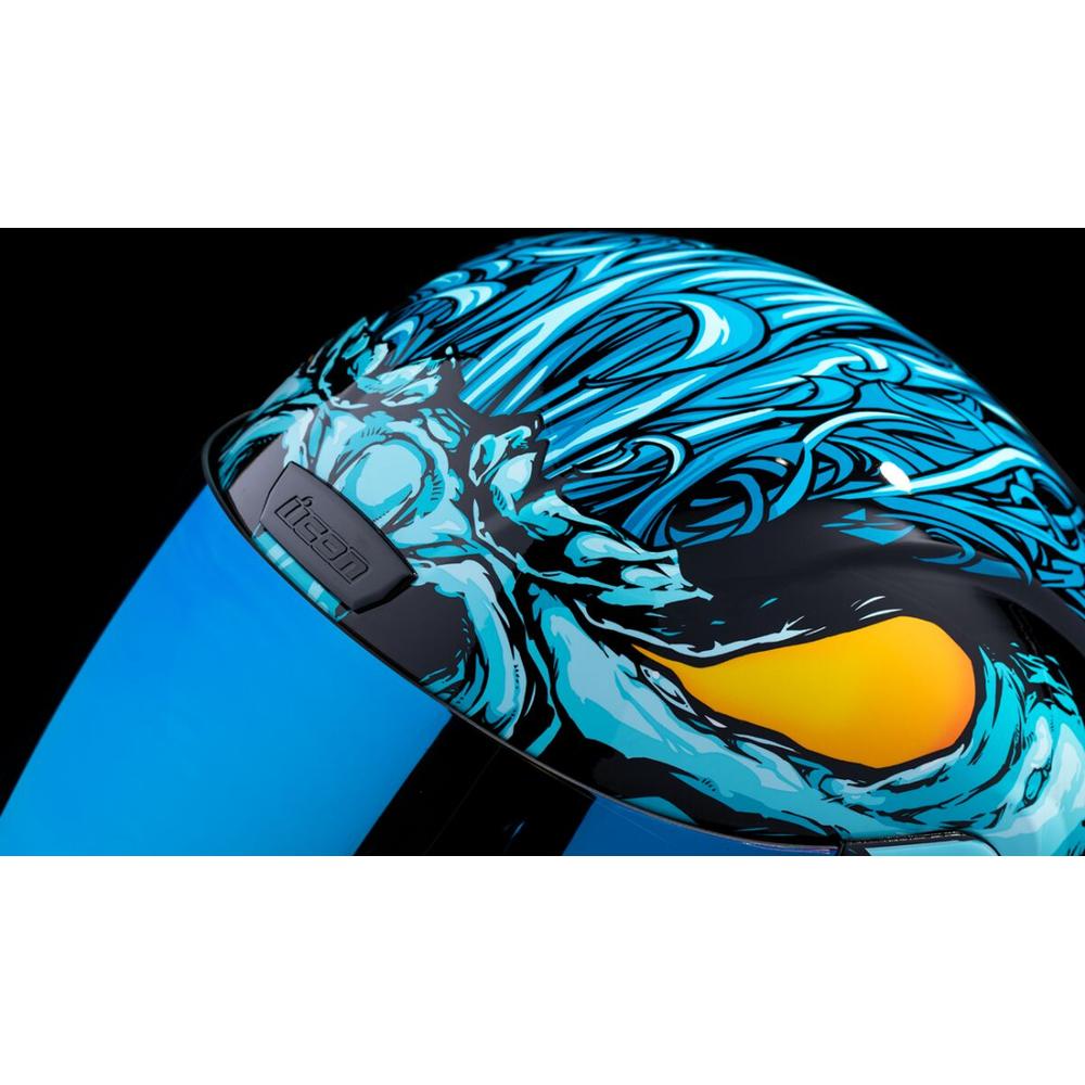 Icon Airform Manik'RR MIPS Full Face Helmet Light Blue FREE 1 YEAR Returns, FREE UK Delivery | ThrottleChimp