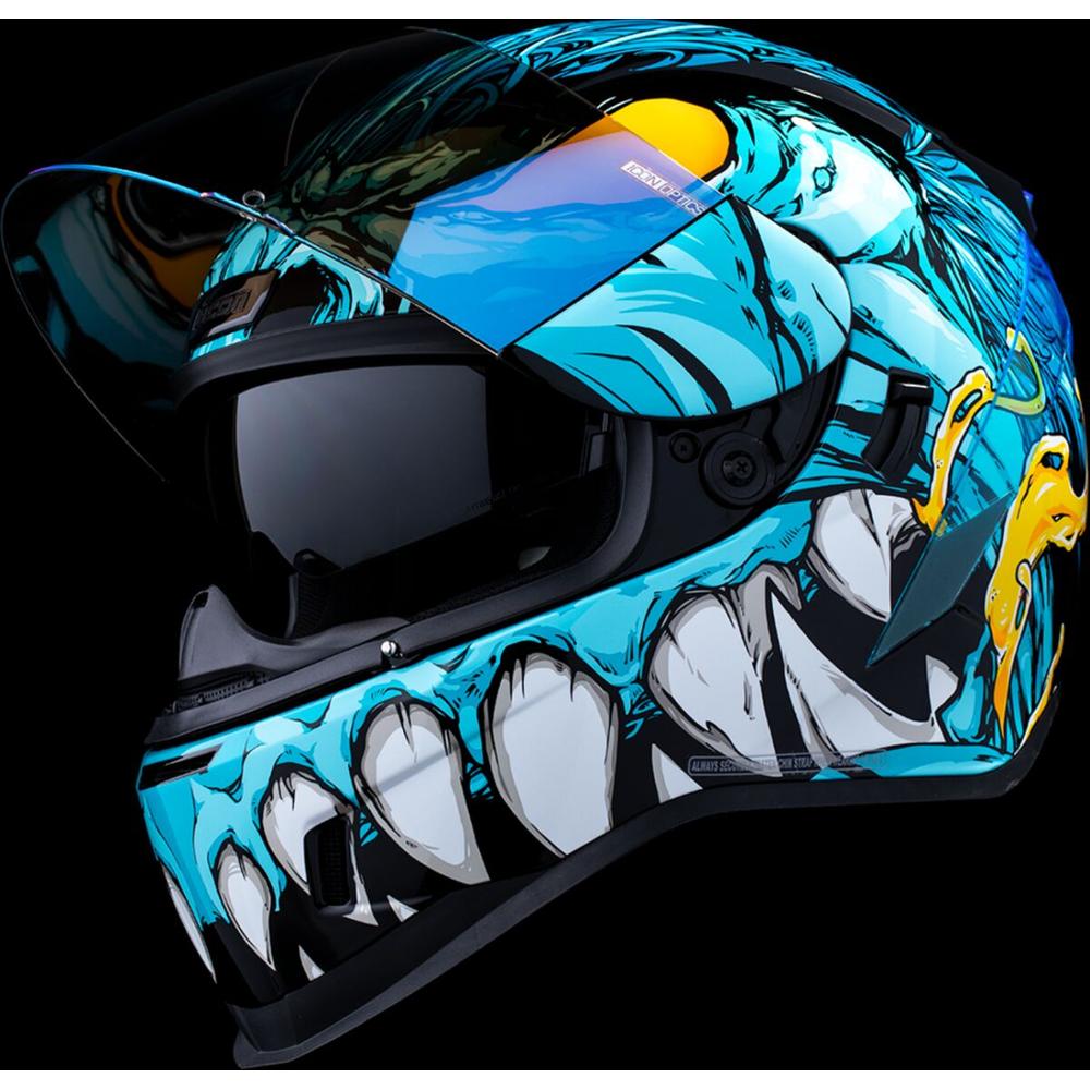 Icon Airform Manik'RR MIPS Full Face Helmet Light Blue FREE 1 YEAR Returns, FREE UK Delivery | ThrottleChimp