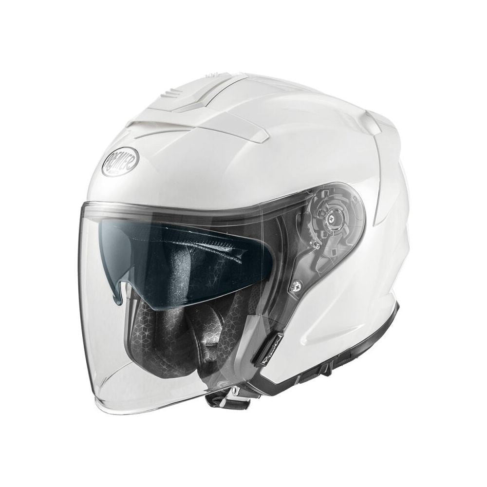 Premier JT5 U8 Open Face Helmet White FREE 1 YEAR Returns, FREE UK Delivery | ThrottleChimp