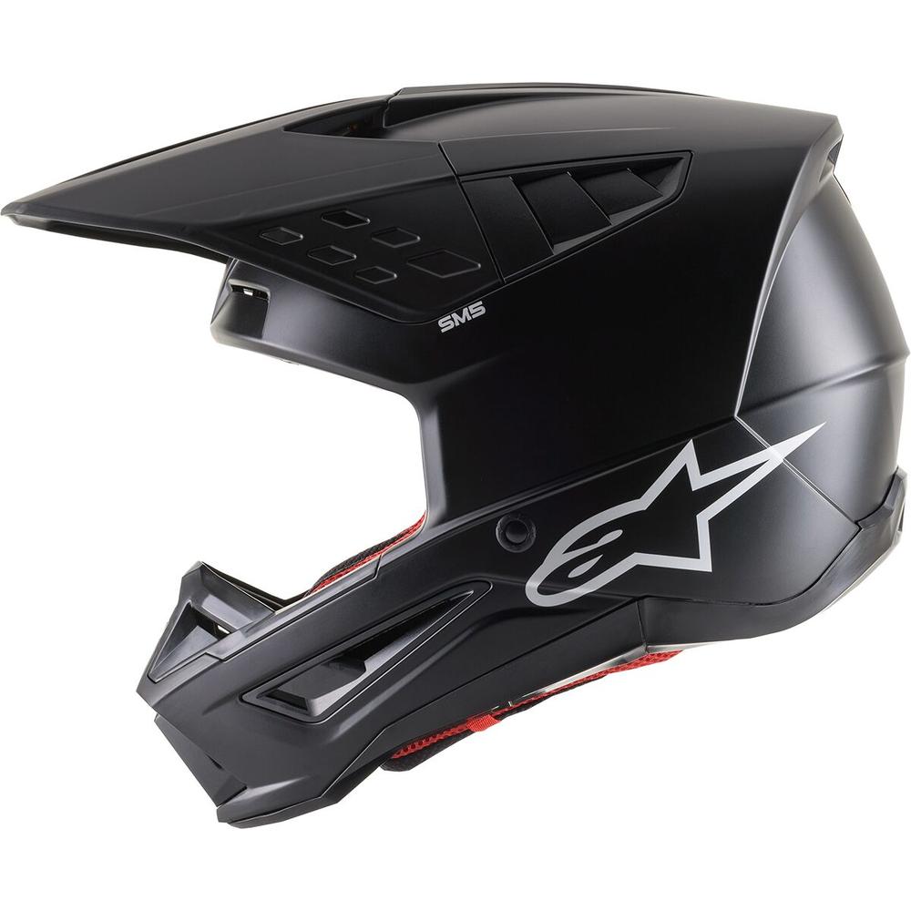 Alpinestars Supertech M5 Solid MX Helmet Matt Black FREE 1 YEAR Returns, FREE UK Delivery | ThrottleChimp
