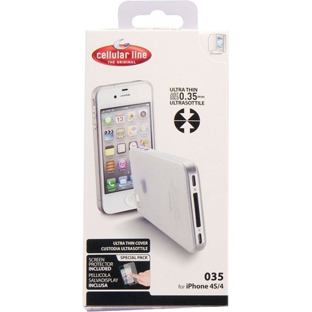 Interphone Thin iPhone 4 Cover Transparent FREE 1 YEAR Returns, FREE UK Delivery | ThrottleChimp