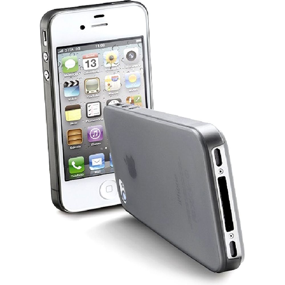 Interphone Thin iPhone 4 Cover Dark FREE 1 YEAR Returns, FREE UK Delivery | ThrottleChimp