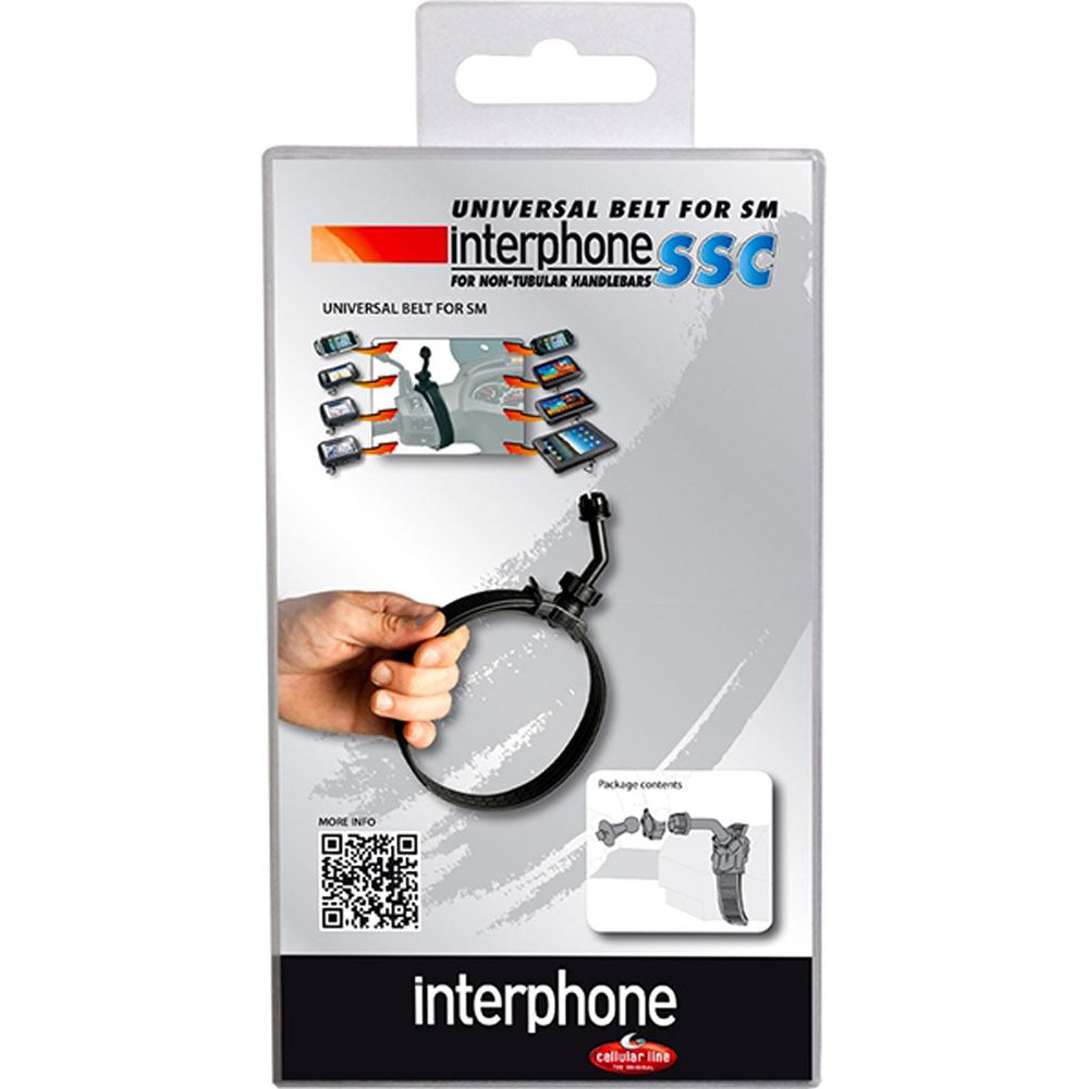 Interphone Mounting Bracket For Non-Tubular Handlebar FREE 1 YEAR Returns, FREE UK Delivery | ThrottleChimp