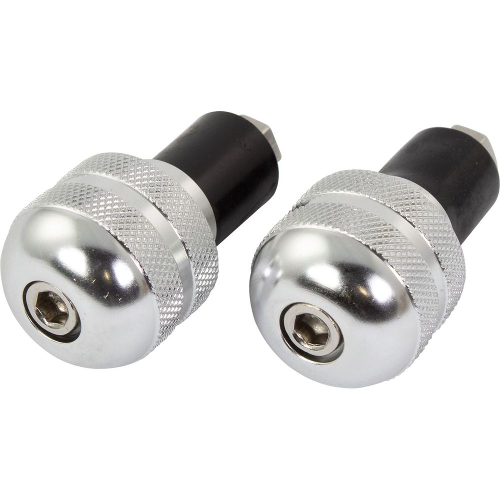 Bike It Round Bar End Weights Chrome FREE 1 YEAR Returns, FREE UK Delivery | ThrottleChimp