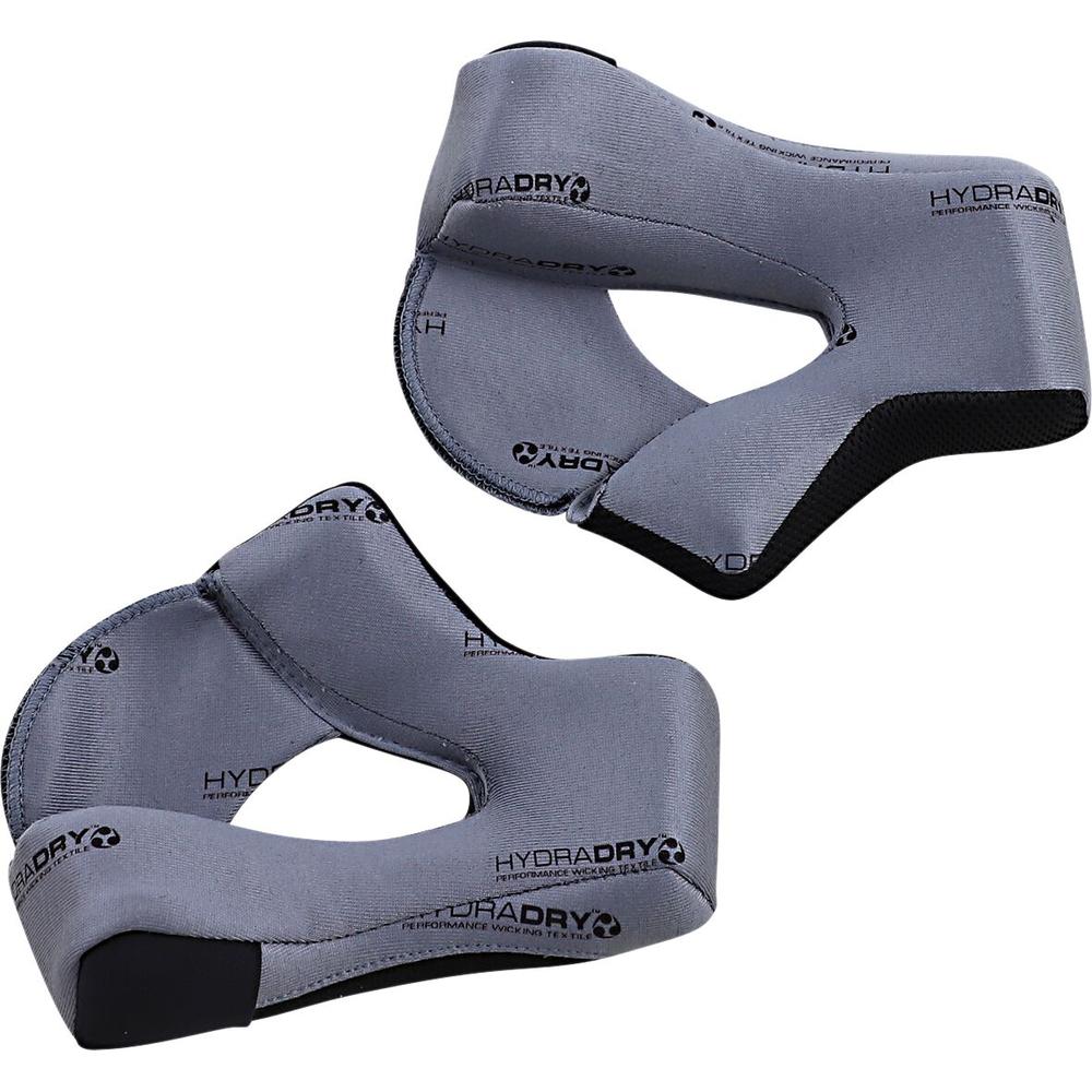 Icon Airflite Hydradry Helmet Cheek Pads Grey FREE 1 YEAR Returns, FREE UK Delivery | ThrottleChimp