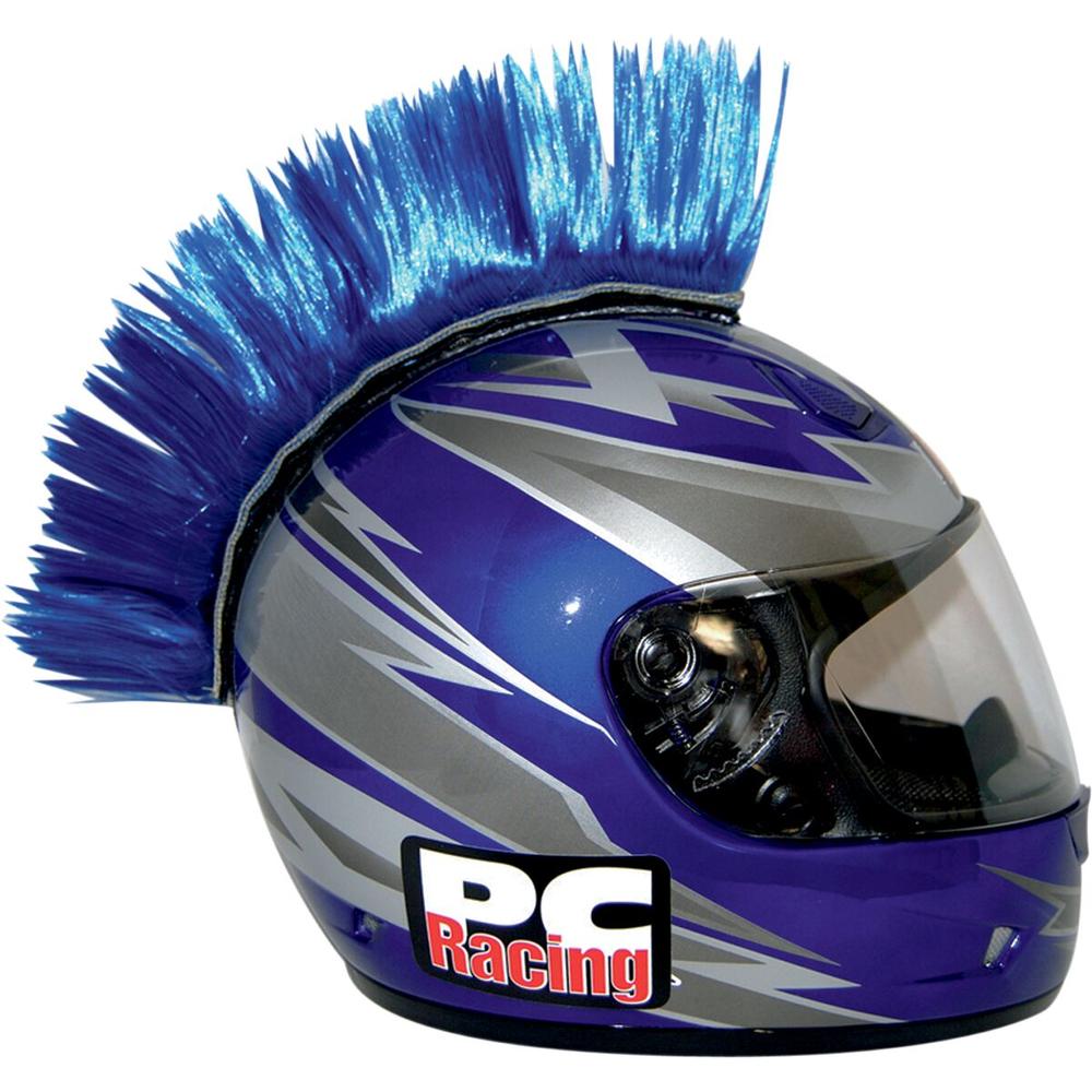 PC Racing Universal Mohawk For Helmets Blue FREE 1 YEAR Returns, FREE UK Delivery | ThrottleChimp
