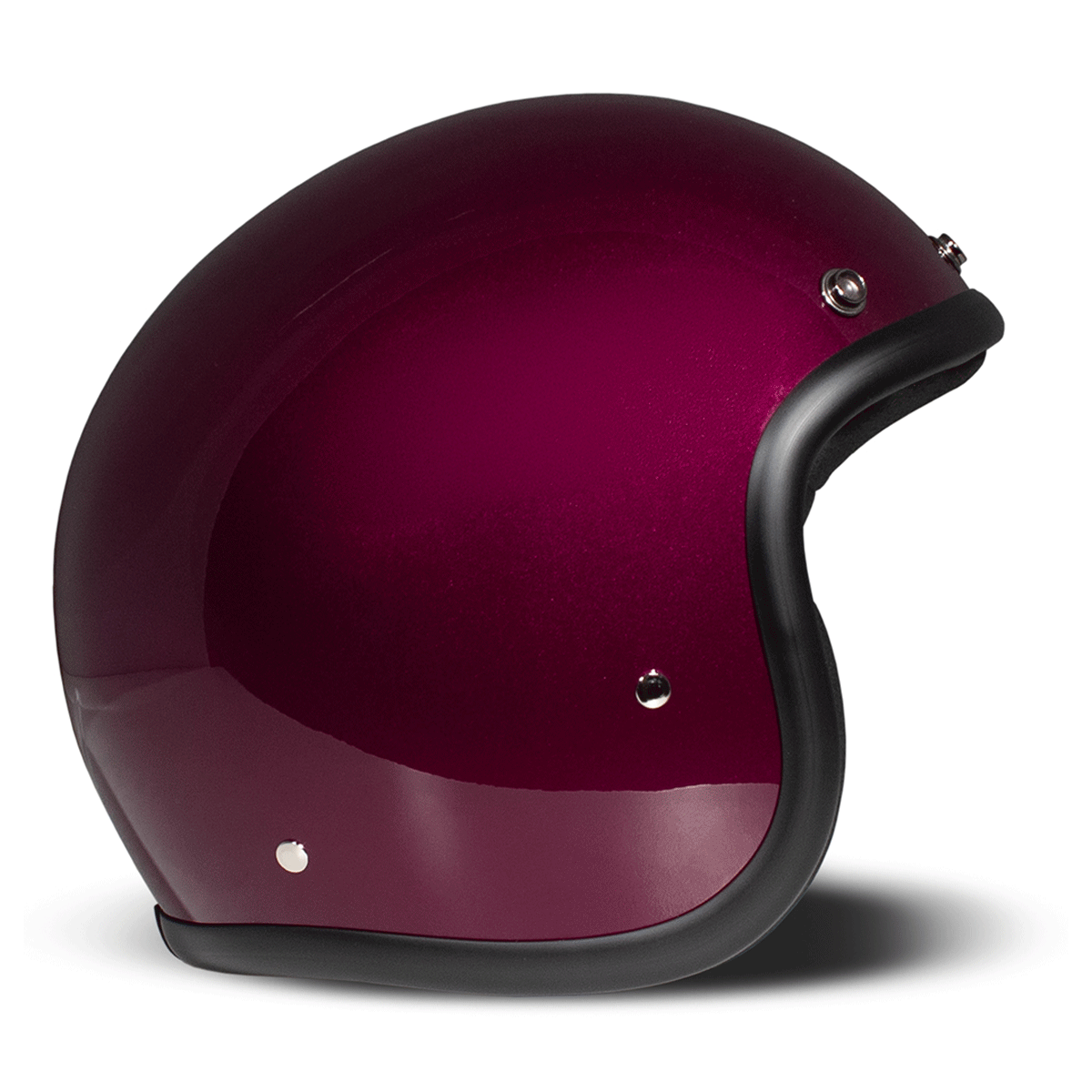 DMD Retro Jet Open Face Helmet Purple  FREE UK Delivery, FREE 365 Day Returns | Moto Central