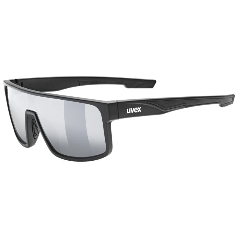 Uvex LGL 51 Sunglasses Matt Black / Silver FREE 1 YEAR Returns, FREE UK Delivery | ThrottleChimp