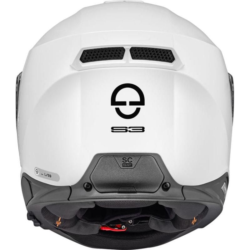 Schuberth S3 Full Face Helmet Gloss White FREE 1 YEAR Returns, FREE UK Delivery | ThrottleChimp