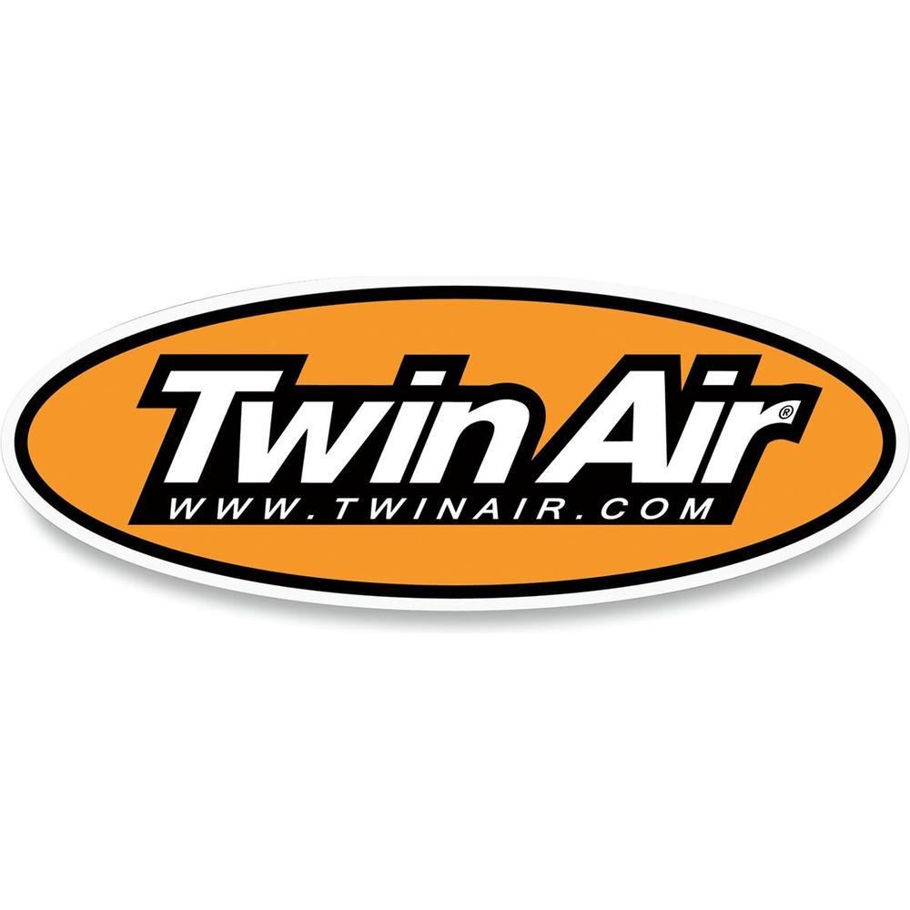 Twin Air Oval Decal Orange / White FREE 1 YEAR Returns, FREE UK Delivery | ThrottleChimp