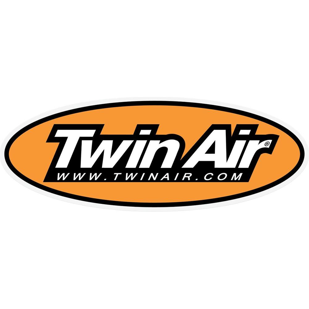 Twin Air Oval Decal Orange / White FREE 1 YEAR Returns, FREE UK Delivery | ThrottleChimp
