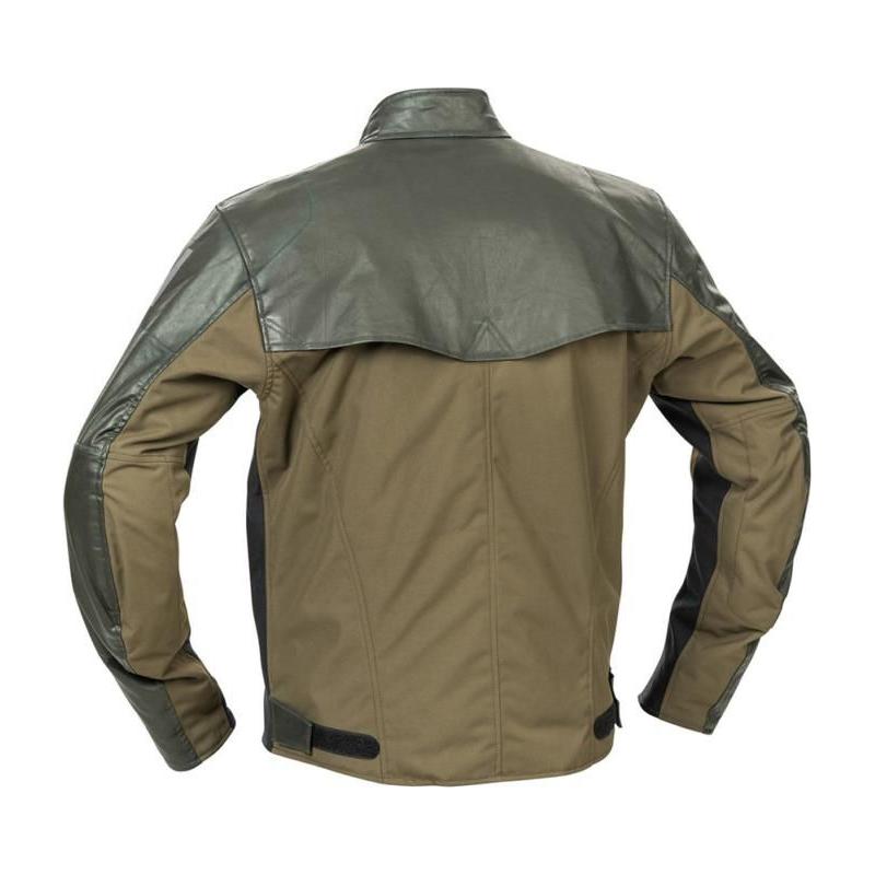 Halvarssons Holmen Textile Jacket Green / Brown FREE 1 YEAR Returns, FREE UK Delivery | ThrottleChimp