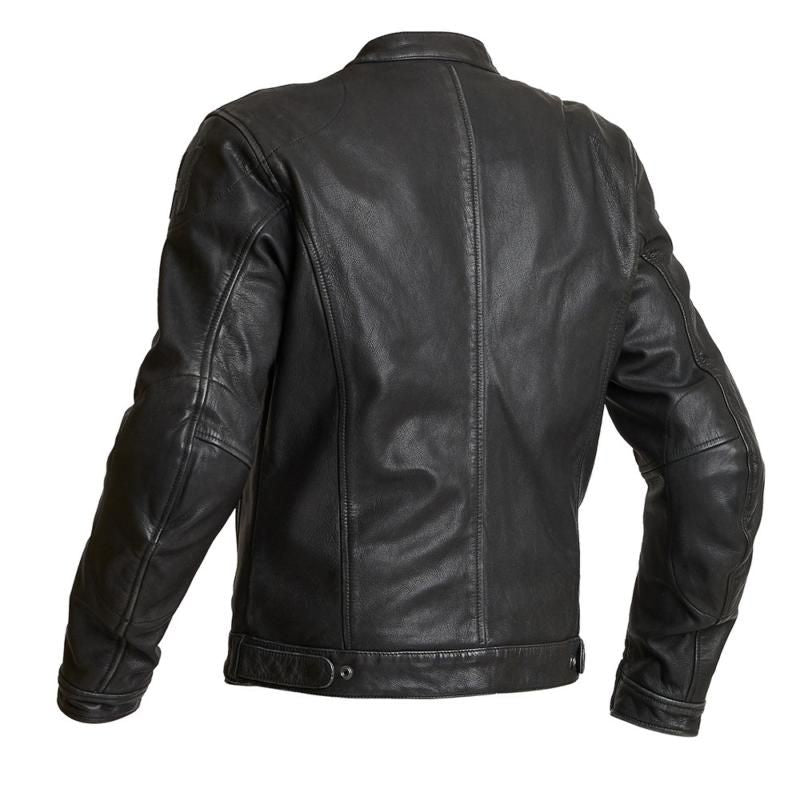 Halvarssons Idre Classic Leather Jacket Black FREE 1 YEAR Returns, FREE UK Delivery | ThrottleChimp
