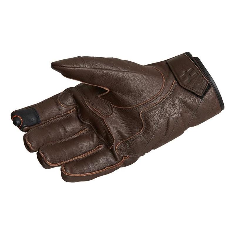 Halvarssons Hofors Short Leather Gloves Brown FREE 1 YEAR Returns, FREE UK Delivery | ThrottleChimp