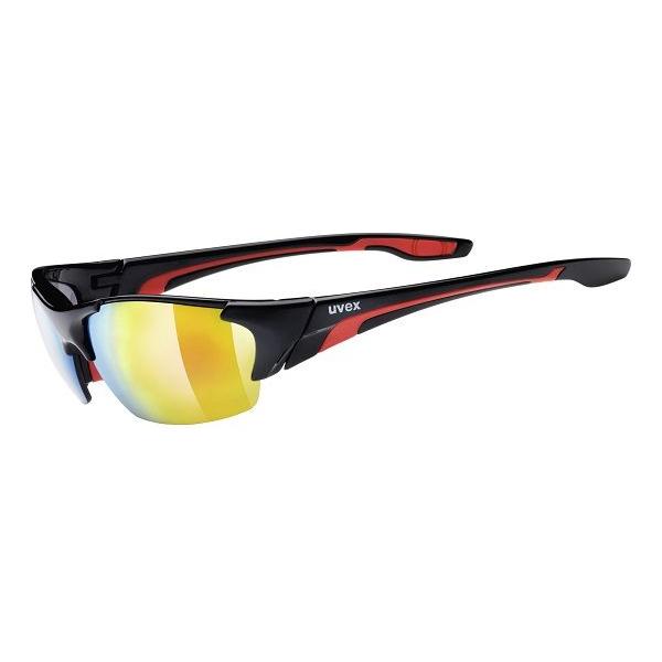 Uvex Blaze 3 Sunglasses Black / Red FREE 1 YEAR Returns, FREE UK Delivery | ThrottleChimp