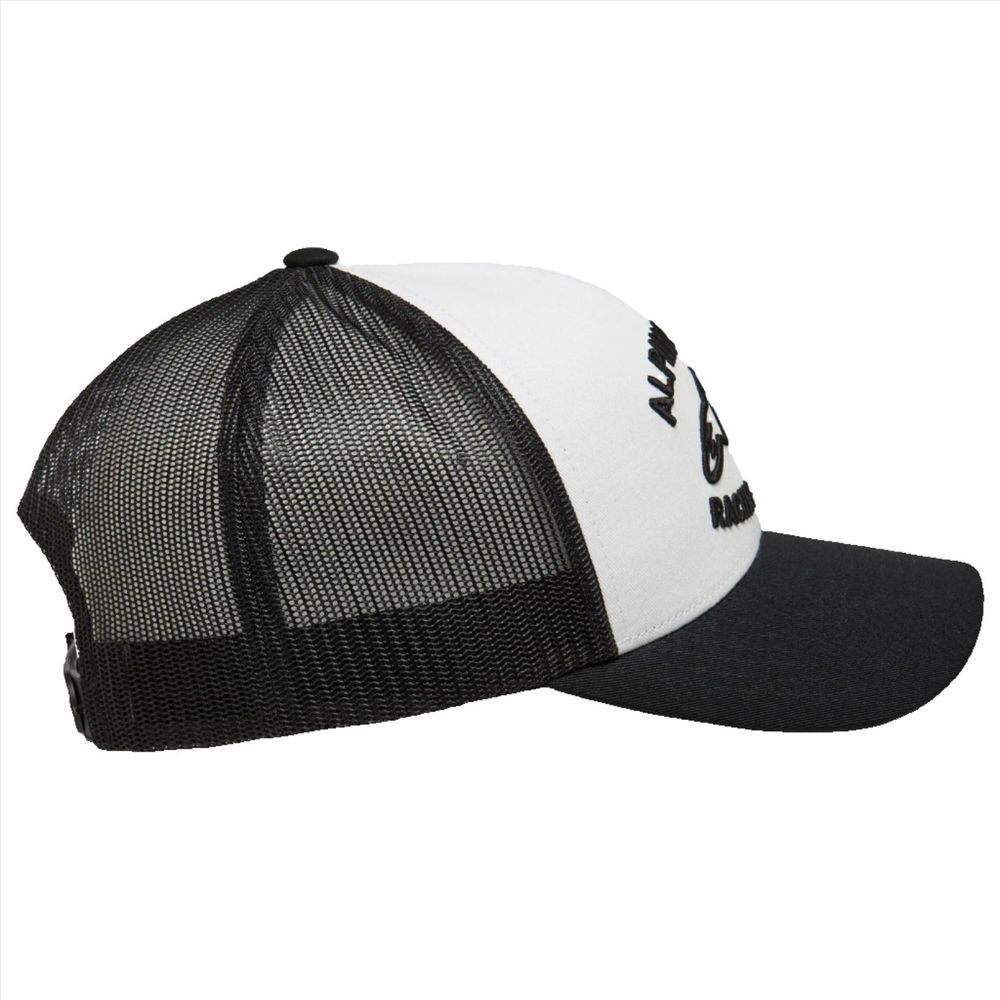 Alpinestars Triple Trucker Cap White / Black / White FREE 1 YEAR Returns, FREE UK Delivery | ThrottleChimp