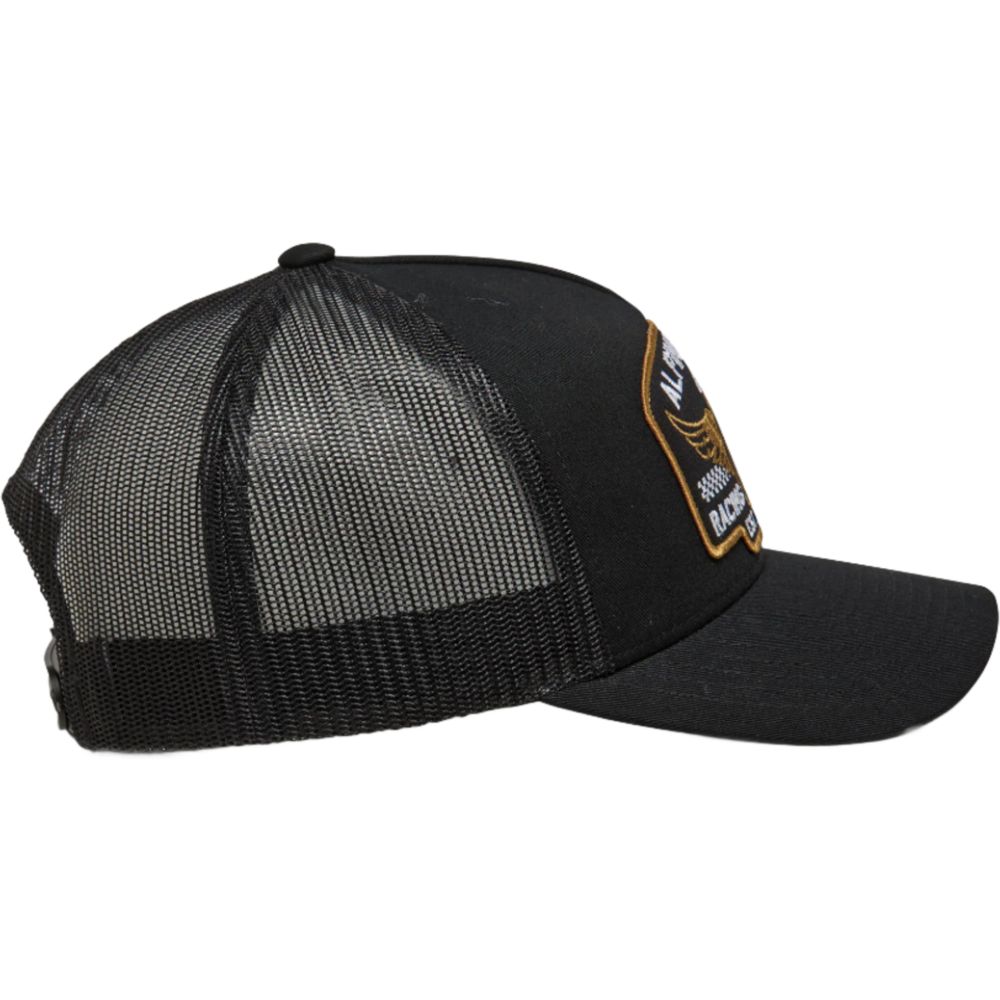 Alpinestars Heritage Patch Trucker Cap Black / Black FREE 1 YEAR Returns, FREE UK Delivery | ThrottleChimp