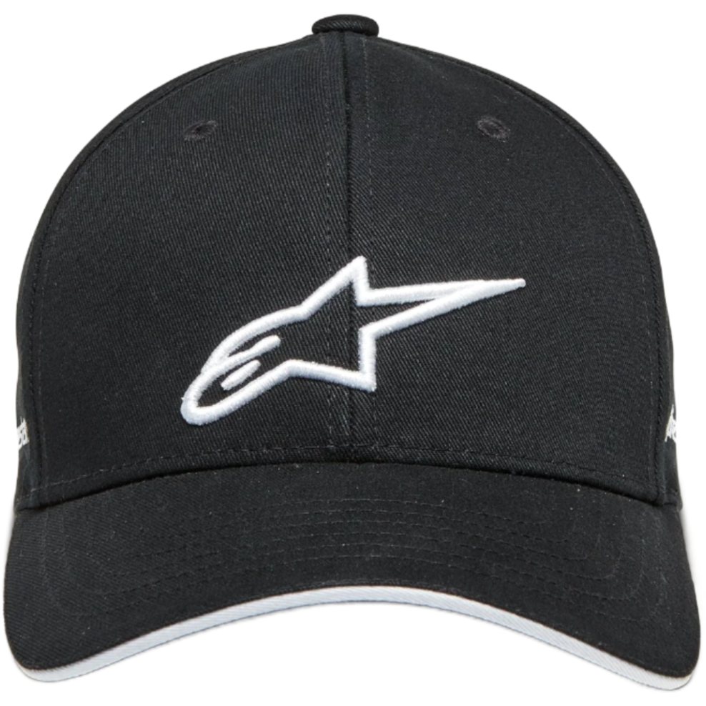 Alpinestars Rostrum Cap Black / White FREE 1 YEAR Returns, FREE UK Delivery | ThrottleChimp