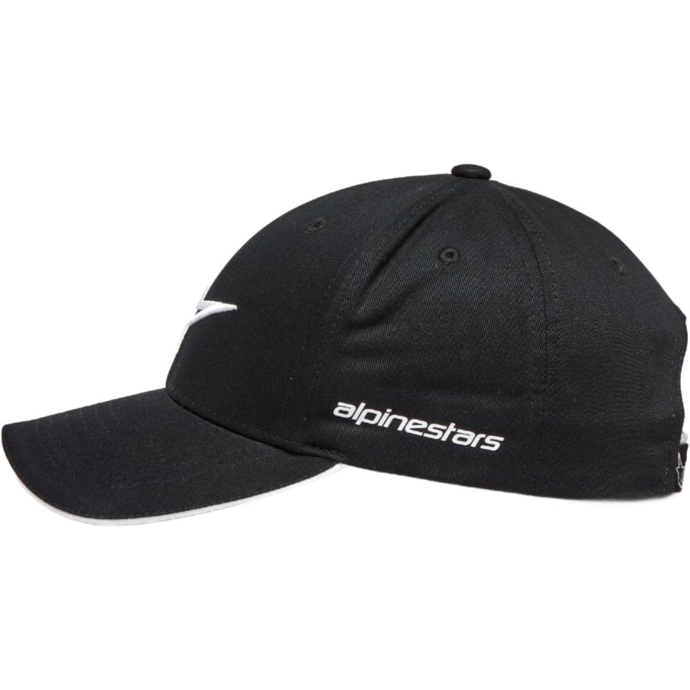 Alpinestars Rostrum Cap Black / White FREE 1 YEAR Returns, FREE UK Delivery | ThrottleChimp
