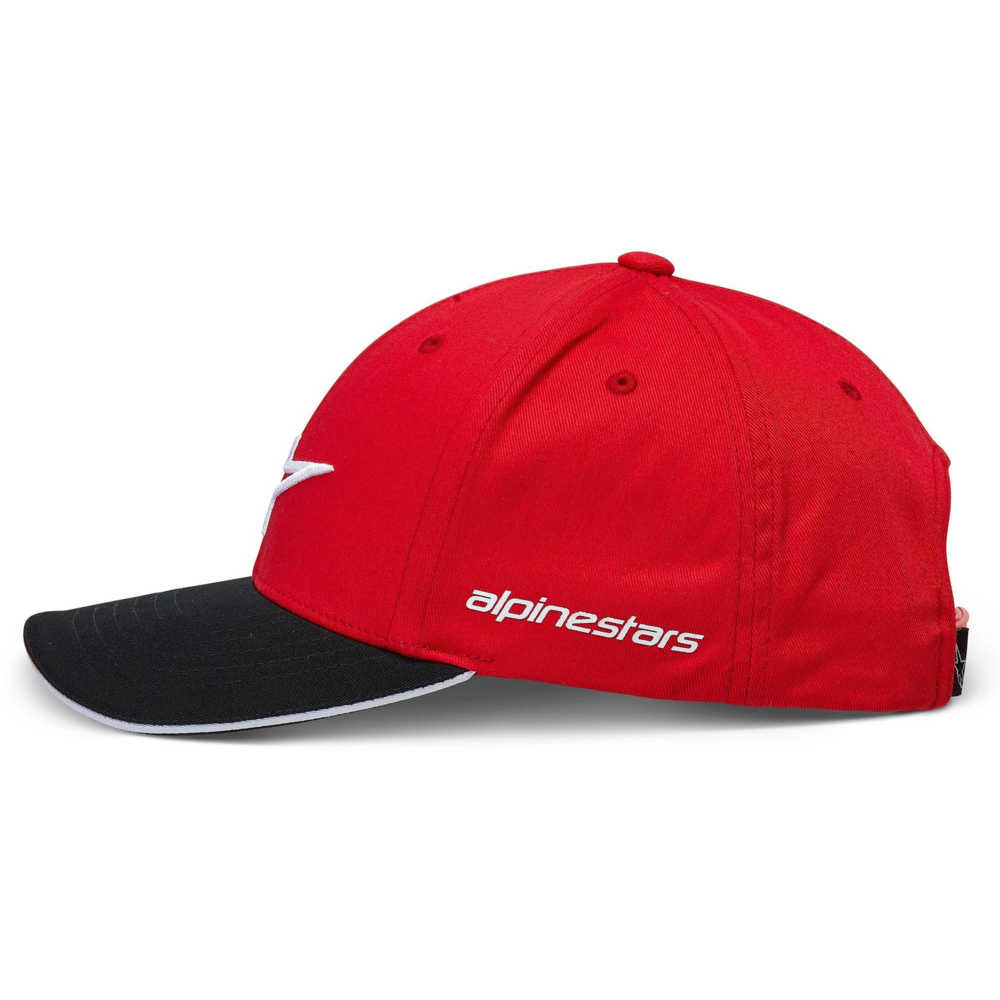 Alpinestars Rostrum Cap Black / Red FREE 1 YEAR Returns, FREE UK Delivery | ThrottleChimp