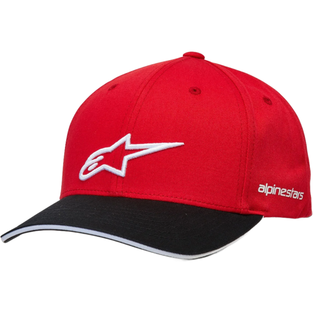 Alpinestars Rostrum Cap Black / Red FREE 1 YEAR Returns, FREE UK Delivery | ThrottleChimp
